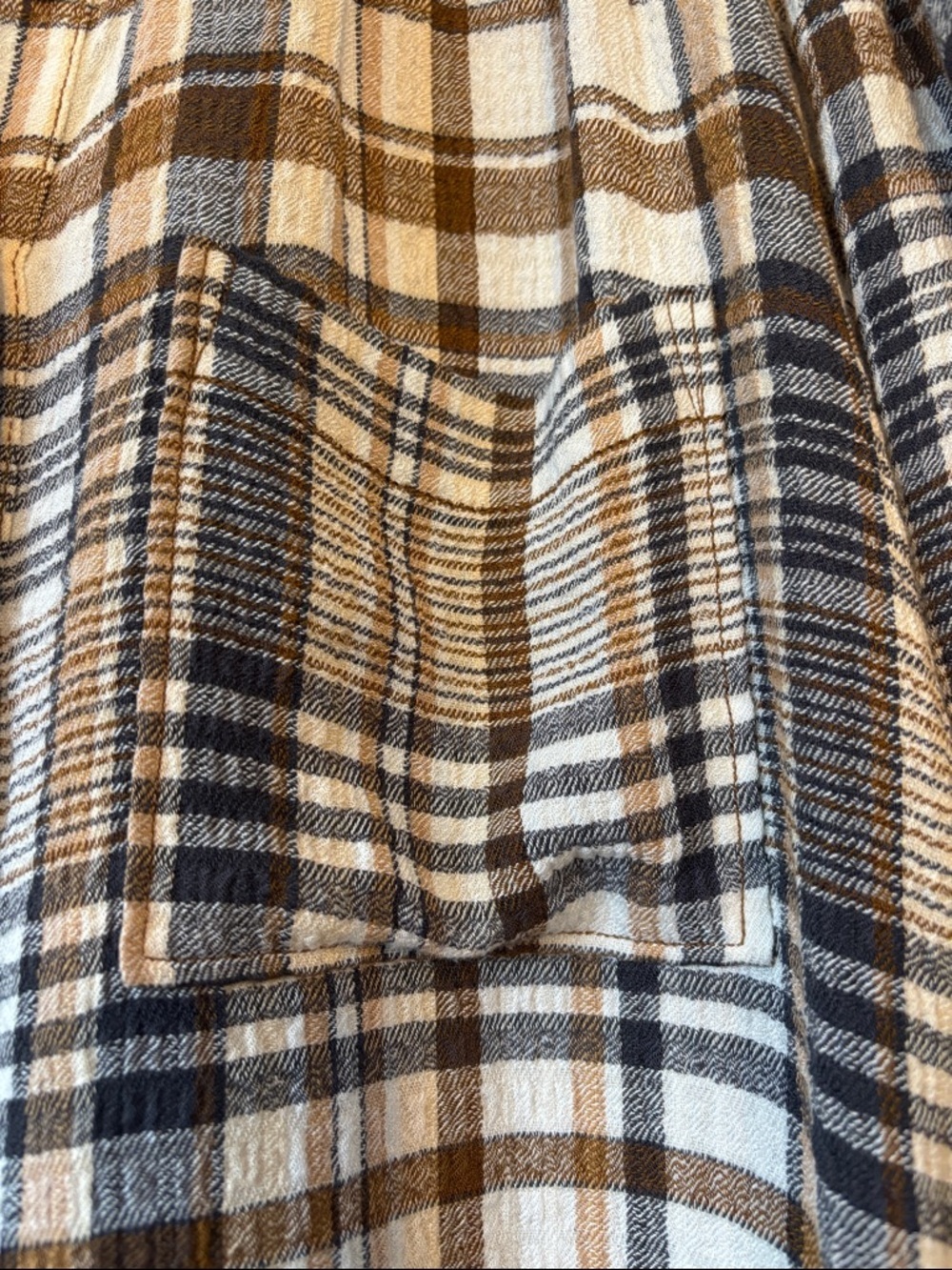 Anthropologie Pilcro The Hadley Relaxed Button Down Plaid Shirt S - Picture 3 of 10